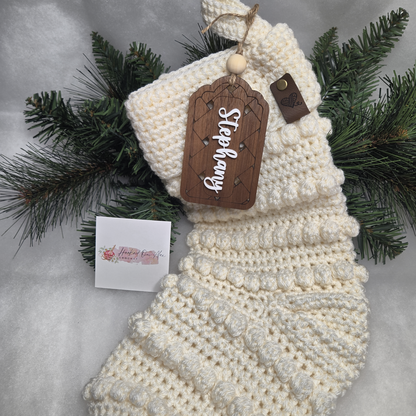 Custom Wood Name Tags – Elegant Stocking & Gift Accents