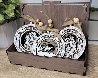 The Christmas Story Ornament Set – A Savior Is Born