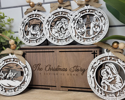 The Christmas Story Ornament Set – A Savior Is Born
