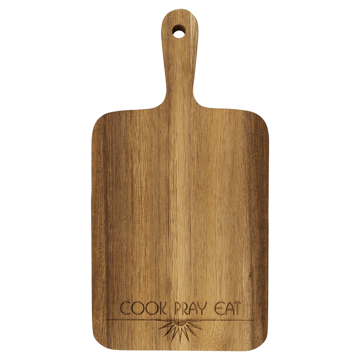 Custom Engraved Acacia Wood Cutting Board | Personalized Kitchen Gift | Laser Engraved Cutting Board