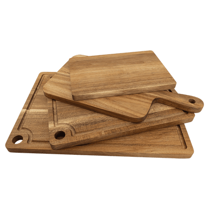 Custom Engraved Acacia Wood Cutting Board | Personalized Kitchen Gift | Laser Engraved Cutting Board