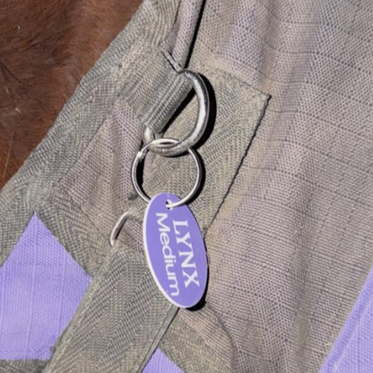 Custom Horse Blanket & Tack ID Tag | Engraved Plastic Name Tag
