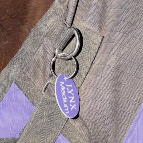 Custom Horse Blanket & Tack ID Tag | Engraved Plastic Name Tag