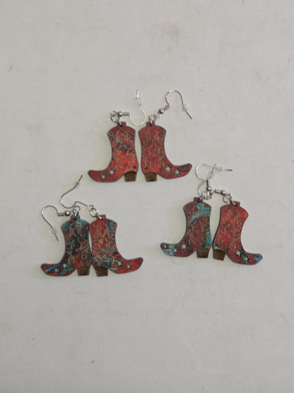 Cowboy Boot Earrings