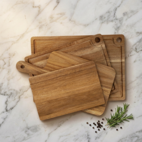 Custom Engraved Acacia Wood Cutting Board | Personalized Kitchen Gift | Laser Engraved Cutting Board