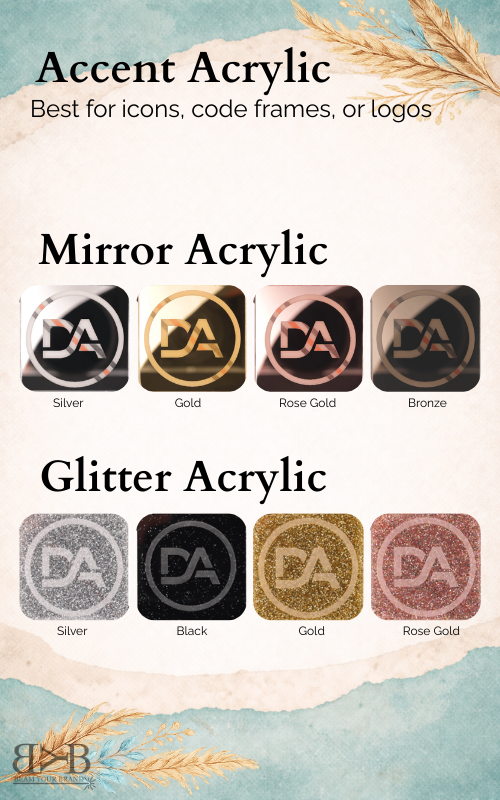 Custom QR Code Payment & Social Media Display Sign with Card Holder