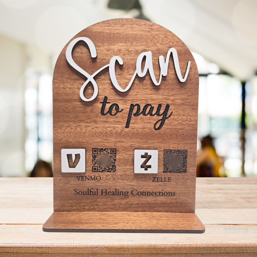 Scan To Pay - Payment Sign For Businesses and Events