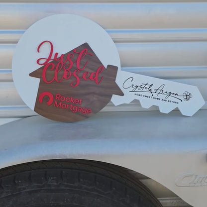 Custom Realtor Photo Prop Key – Personalized Real Estate Signs