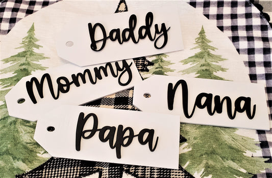 Stocking/Gift Name Tags