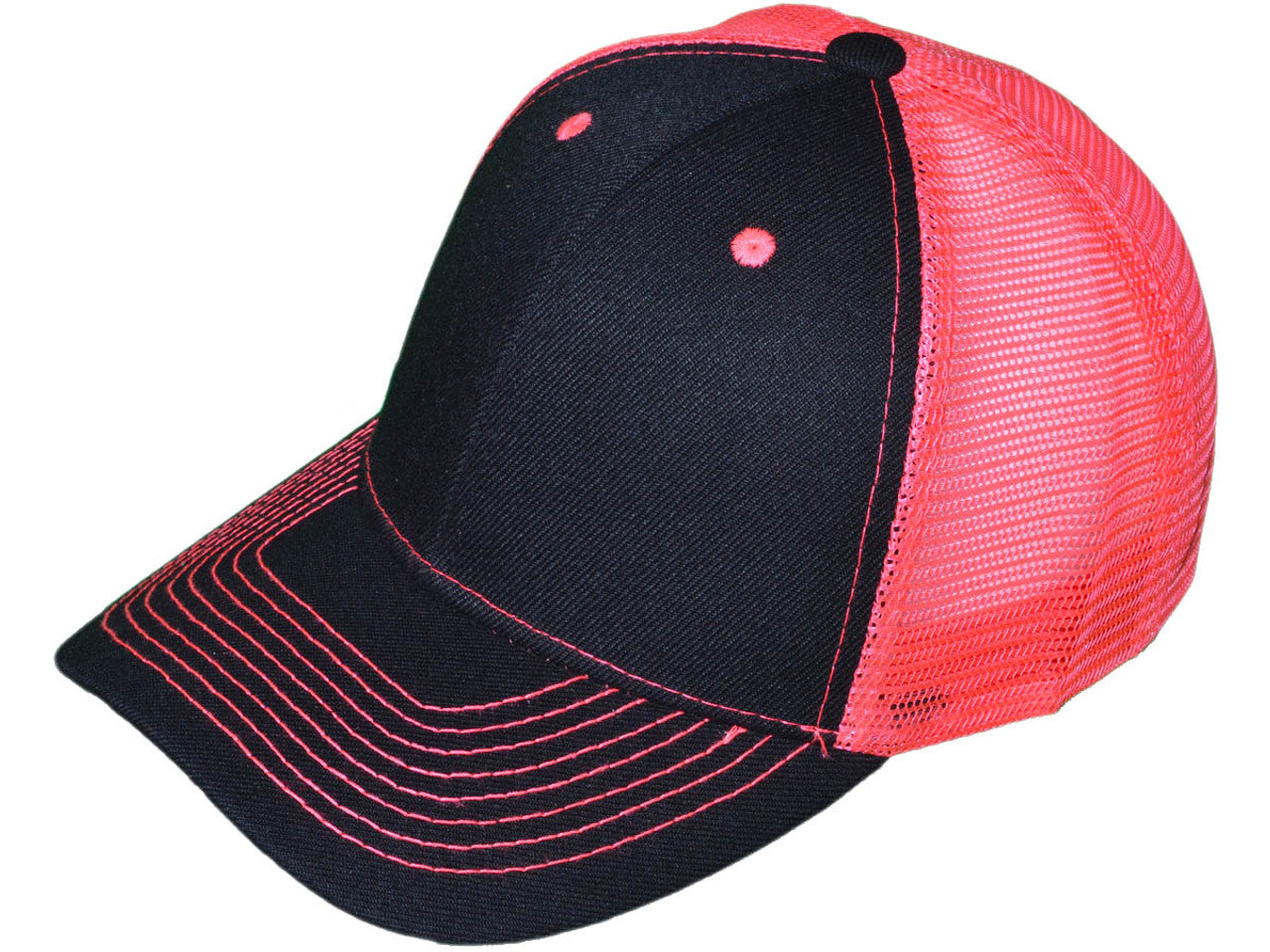 Custom Leather Patch Hat Trucker Style