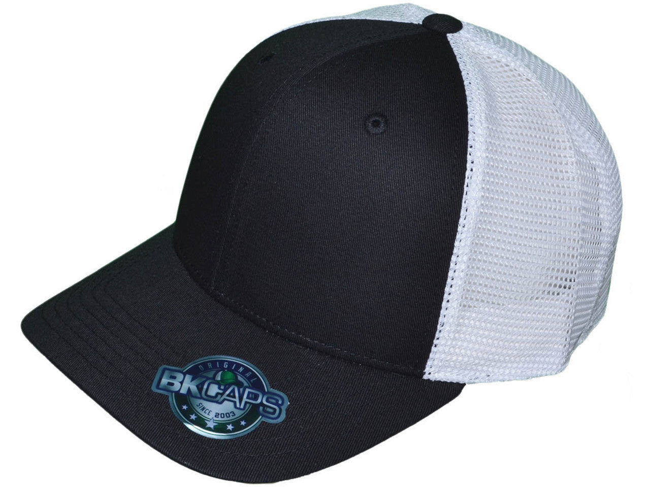 Custom Leather Patch Hat Trucker Style