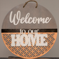 Welcome Sign 18 Inch Round for Wall or Door